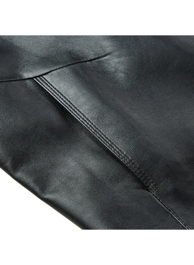 Fapai سترة جلدية حضرية عادية للخريف معطف جلد رجالي - Image 4